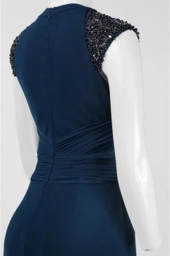 Decode 1.8 - Cap Sleeves V Neck Long Dress 183233 Formal Gowns 7 Decode 1.8 - Cap Sleeves V Neck Long Dress 183233 Formal Gowns