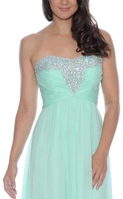 Formal Gowns Decode 1.8 - Crystal Stone Embellished Chiffon Gown 182556 8 Formal Gowns Decode 1.8 - Crystal Stone Embellished Chiffon Gown 182556