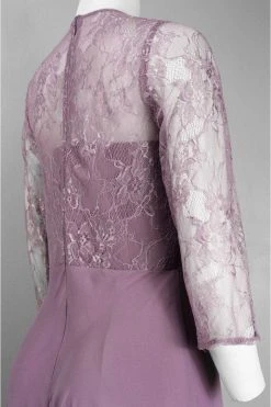 Decode 1.8 - Embellished V-Neck Chiffon A-line Dress 182581 7 Decode 1.8 - Embellished V-Neck Chiffon A-line Dress 182581