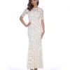Decode 1.8 - Half Sleeve Floral Lace Sheath Dress 182949 2 Decode 1.8 - Half Sleeve Floral Lace Sheath Dress 182949