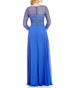 Decode 1.8 - Jewel Neckline Chiffon Long Dress 182734 Formal Gowns