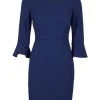 Donna Morgan - D3884M Flounce Sleeve Sheath Cocktail Dress Cocktail Dresses