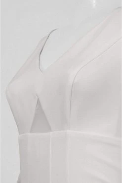 Donna Morgan - D4087M Sleeveless V Neck Sheath Midi Dress 8 Donna Morgan - D4087M Sleeveless V Neck Sheath Midi Dress