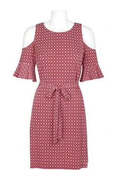 Cocktail Dresses Donna Morgan - D5260M Multi Printed Jersey Short Dress 9 Cocktail Dresses Donna Morgan - D5260M Multi Printed Jersey Short Dress