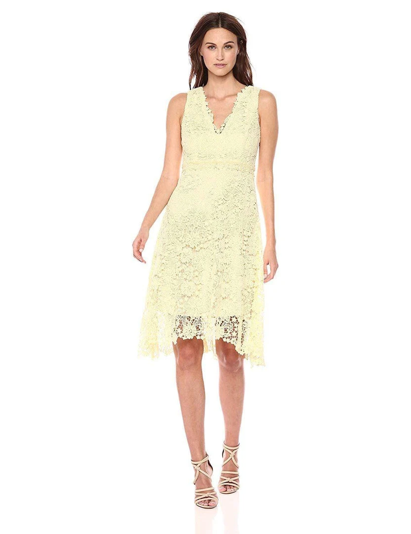 Cocktail Dresses Donna Morgan - D5970M V Neck Sleeveless Floral Crochet Lace Dress 3 Cocktail Dresses Donna Morgan - D5970M V Neck Sleeveless Floral Crochet Lace Dress