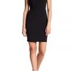 Donna Morgan - D9019M Illusion Crepe Sheath Dress