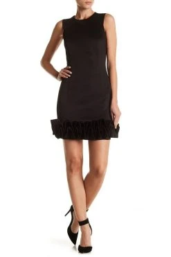 Donna Ricco - DR50182 Sleeveless Ruffle Hem Cocktail Dress Cocktail Dresses