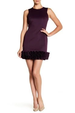 Donna Ricco - DR50182 Sleeveless Ruffle Hem Cocktail Dress Cocktail Dresses