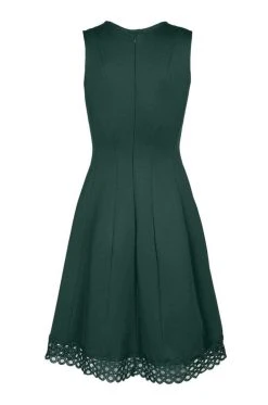 Cocktail Dresses Donna Ricco - DR50487 V Neck Sleeveless Cocktail Dress With Lace Hem 9 Cocktail Dresses Donna Ricco - DR50487 V Neck Sleeveless Cocktail Dress With Lace Hem