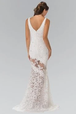 Elizabeth K Bridal - GL2249 Sleeveless Lace Long Dress
