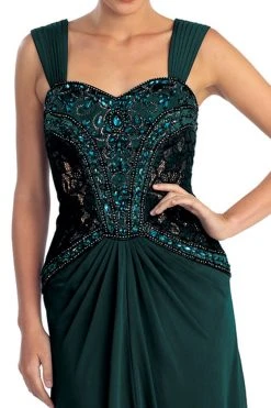 Formal Gowns Elizabeth K - GL1005 Intricate Beaded Sweetheart A-Line Gown 11 Formal Gowns Elizabeth K - GL1005 Intricate Beaded Sweetheart A-Line Gown