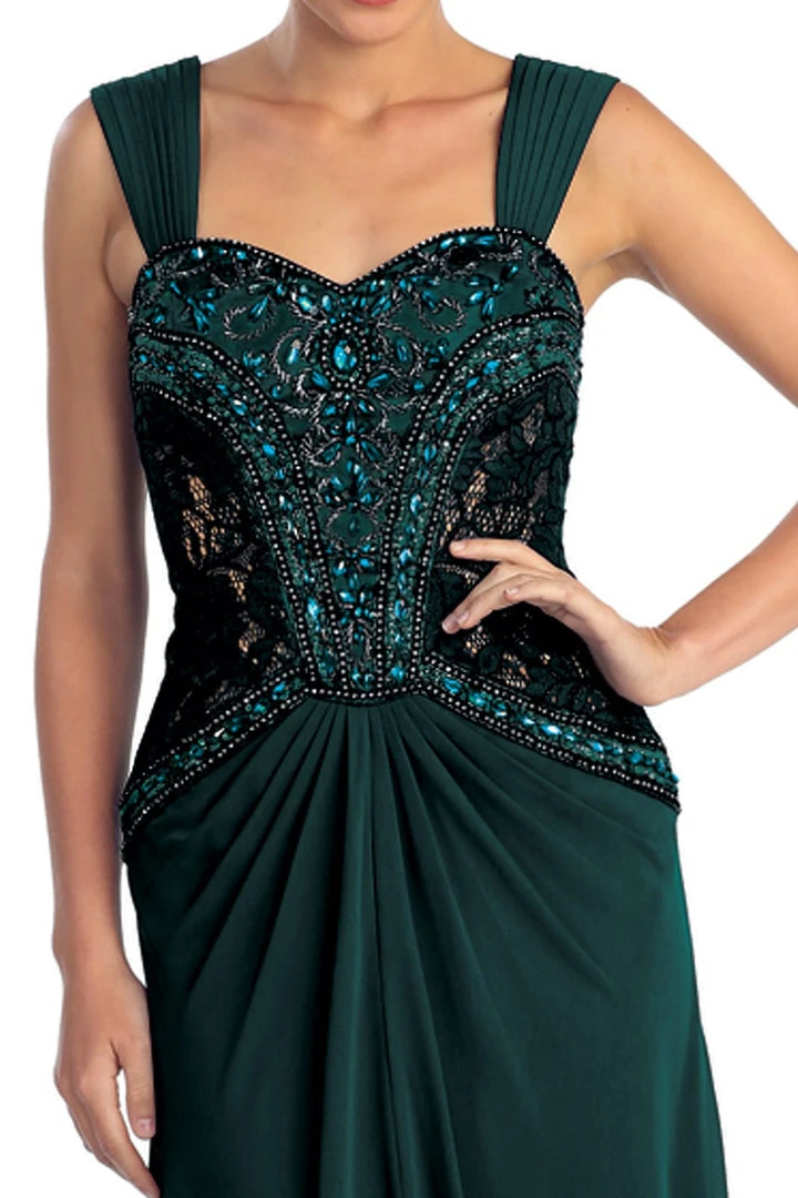 Formal Gowns Elizabeth K - GL1005 Intricate Beaded Sweetheart A-Line Gown 4 Formal Gowns Elizabeth K - GL1005 Intricate Beaded Sweetheart A-Line Gown