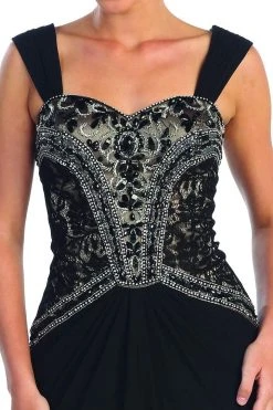 Formal Gowns Elizabeth K - GL1005 Intricate Beaded Sweetheart A-Line Gown 14 Formal Gowns Elizabeth K - GL1005 Intricate Beaded Sweetheart A-Line Gown