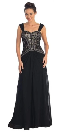 Formal Gowns Elizabeth K - GL1005 Intricate Beaded Sweetheart A-Line Gown 12 Formal Gowns Elizabeth K - GL1005 Intricate Beaded Sweetheart A-Line Gown