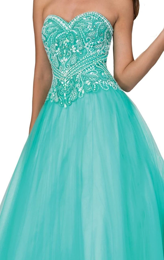 Elizabeth K - GL1300 Strapless Embellished Long Gown Formal Gowns 5 Elizabeth K - GL1300 Strapless Embellished Long Gown Formal Gowns