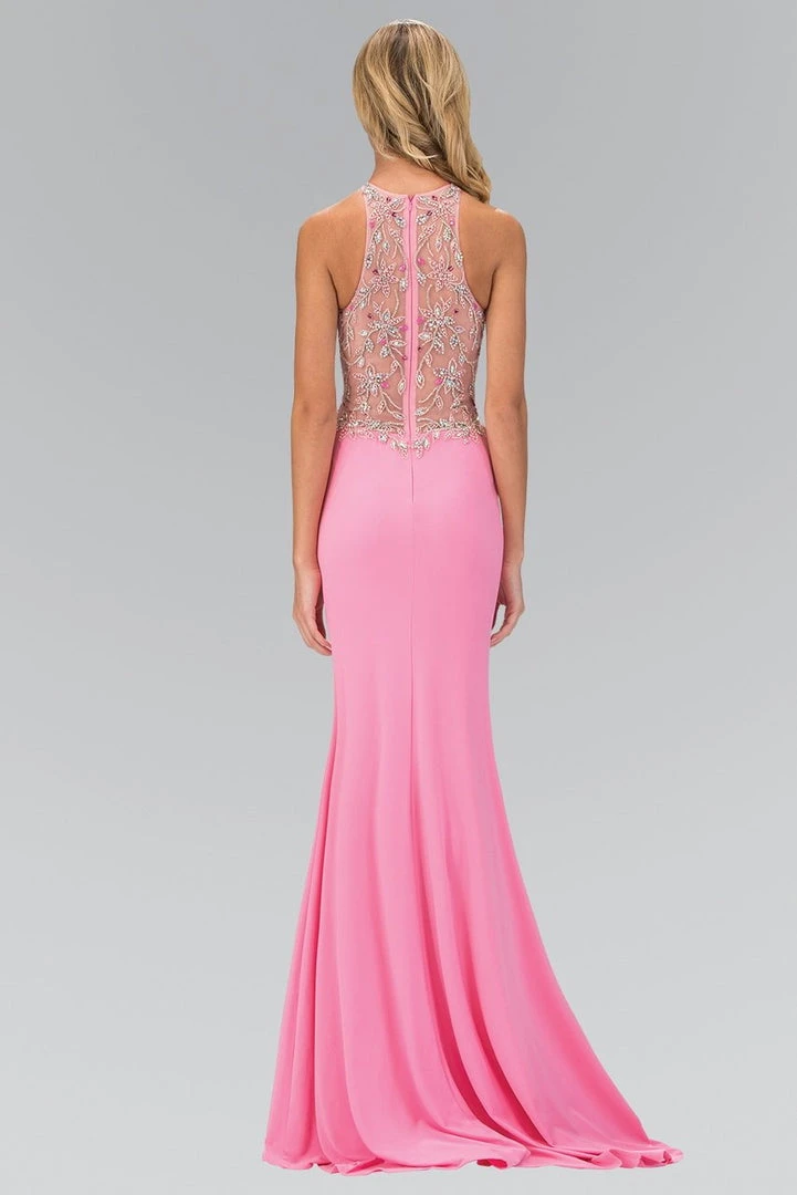 Bridesmaid Dresses Elizabeth K - GL1324 Jeweled High Neck Jersey Gown 5 Bridesmaid Dresses Elizabeth K - GL1324 Jeweled High Neck Jersey Gown