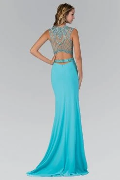 Formal Gowns Elizabeth K - GL1328 Embellished Illusion Jewel Sheath Dress 9 Formal Gowns Elizabeth K - GL1328 Embellished Illusion Jewel Sheath Dress