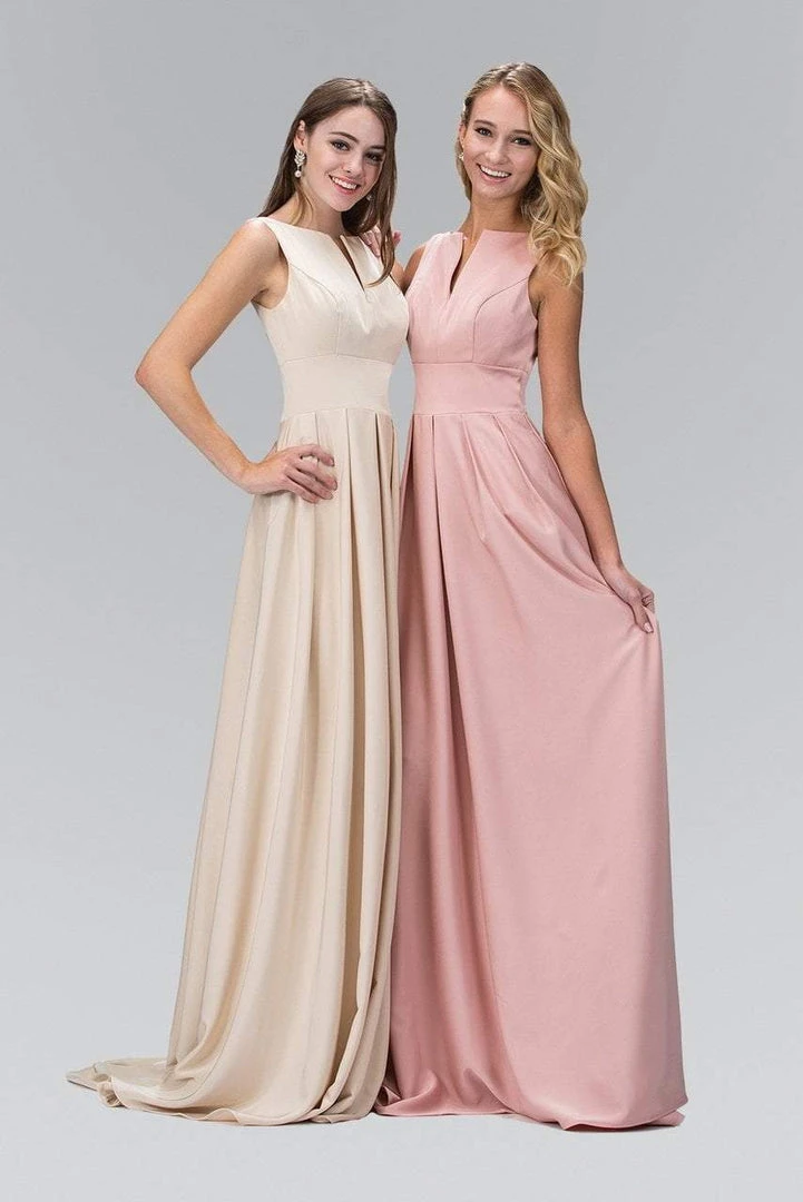 Elizabeth K - GL1391 Bateau Neck Jersey Dress Formal Gowns 3 Elizabeth K - GL1391 Bateau Neck Jersey Dress Formal Gowns