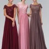 Elizabeth K - GL1398 Embellished Cap Sleeve Scoop Neck Dress Formal Gowns 1 Elizabeth K - GL1398 Embellished Cap Sleeve Scoop Neck Dress Formal Gowns
