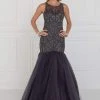 Formal Gowns Elizabeth K - GL1510 Sleeveless Fitted Tulle Trumpet Gown 1 Formal Gowns Elizabeth K - GL1510 Sleeveless Fitted Tulle Trumpet Gown
