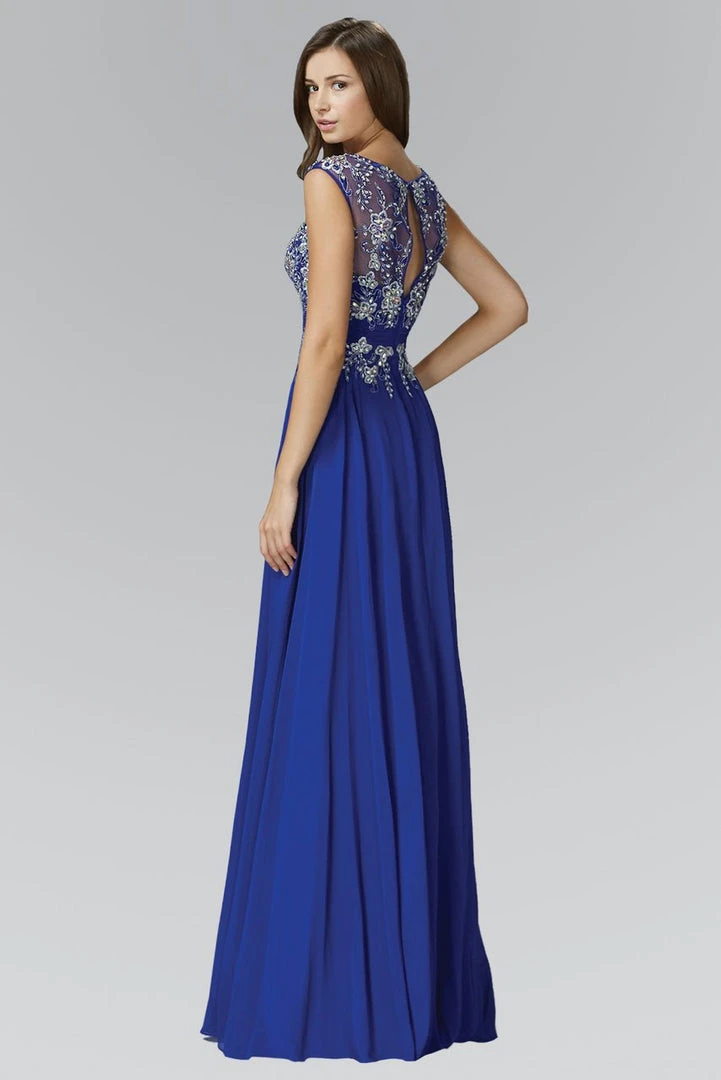 Formal Gowns Elizabeth K - GL2056 Jewel Illusion Embellished Gown 5 Formal Gowns Elizabeth K - GL2056 Jewel Illusion Embellished Gown