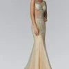 Elizabeth K - GL2125 Sleeveless Sheer Jewel Embellished Gown 1 Elizabeth K - GL2125 Sleeveless Sheer Jewel Embellished Gown