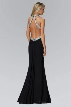 Formal Gowns Elizabeth K - GL2142 Jeweled High Neck Gown 5 Formal Gowns Elizabeth K - GL2142 Jeweled High Neck Gown