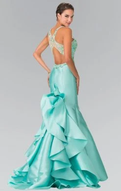 Elizabeth K - GL2214 Beaded Sweetheart Trumpet Gown Formal Gowns