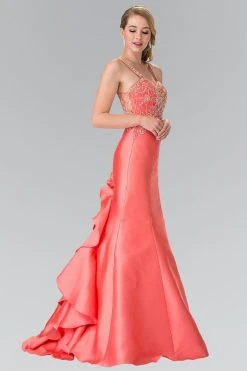 Elizabeth K - GL2214 Beaded Sweetheart Trumpet Gown Formal Gowns