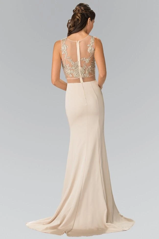 Formal Gowns Elizabeth K - GL2247 Sleeveless Two Piece Long Dress 4 Formal Gowns Elizabeth K - GL2247 Sleeveless Two Piece Long Dress