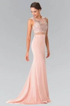 Formal Gowns Elizabeth K - GL2247 Sleeveless Two Piece Long Dress 8 Formal Gowns Elizabeth K - GL2247 Sleeveless Two Piece Long Dress