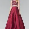 Formal Gowns Elizabeth K - GL2250 Two-Piece Sequined Long Gown 1 Formal Gowns Elizabeth K - GL2250 Two-Piece Sequined Long Gown