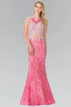 Elizabeth K - GL2271 Two-Piece Lace Long Dress