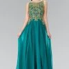 Elizabeth K - GL2274 Embellished Sleeveless Long Dress Formal Gowns
