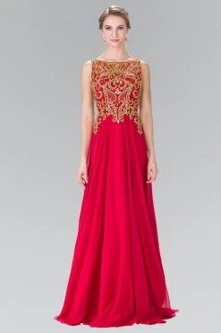 Elizabeth K - GL2274 Embellished Sleeveless Long Dress Formal Gowns 8 Elizabeth K - GL2274 Embellished Sleeveless Long Dress Formal Gowns