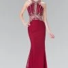 Formal Gowns Elizabeth K - GL2275 Halter Embellished Long Dress 1 Formal Gowns Elizabeth K - GL2275 Halter Embellished Long Dress
