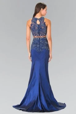 Formal Gowns Elizabeth K - GL2291 Two-Piece Sequined Trumpet Gown