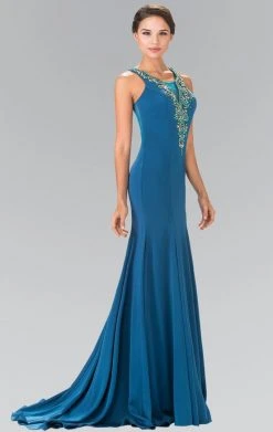 Formal Gowns Elizabeth K - GL2310 Sleeveless Scoop Long Dress 9 Formal Gowns Elizabeth K - GL2310 Sleeveless Scoop Long Dress