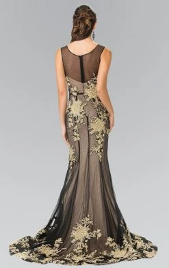 Elizabeth K - GL2335 Beaded Trumpet Gown Formal Gowns