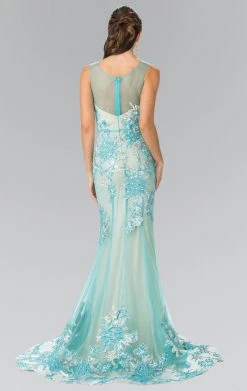Elizabeth K - GL2335 Beaded Trumpet Gown Formal Gowns