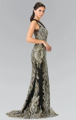 Formal Gowns Elizabeth K - GL2336 Sleeveless Beaded Long Dress