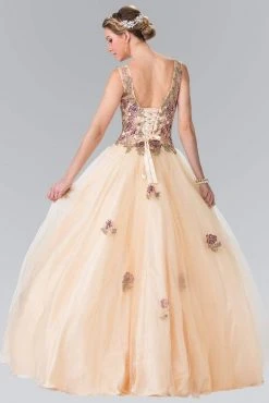 Elizabeth K - GL2346 Floral Embroidery Ballgown 5 Elizabeth K - GL2346 Floral Embroidery Ballgown