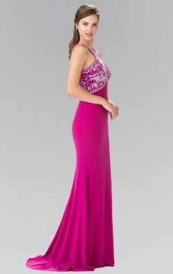 Formal Gowns Elizabeth K - GL2355 Halter Cut Outs Long Gown