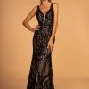 Formal Gowns Elizabeth K - GL2551 Beaded And Sequin Applique Nude Illusion Gown 1 Formal Gowns Elizabeth K - GL2551 Beaded And Sequin Applique Nude Illusion Gown