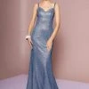 Formal Gowns Elizabeth K - GL2578 Glitter Sweetheart Trumpet Dress