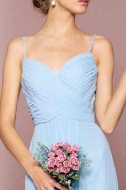 Elizabeth K - GL2666 Shirred Surplice Sweetheart Bodice Gown