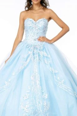 Formal Gowns Elizabeth K - GL2947 Bead Embellished Sweetheart Ballgown 10 Formal Gowns Elizabeth K - GL2947 Bead Embellished Sweetheart Ballgown