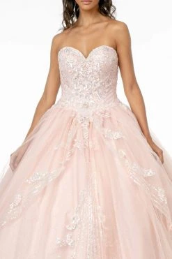 Formal Gowns Elizabeth K - GL2947 Bead Embellished Sweetheart Ballgown 14 Formal Gowns Elizabeth K - GL2947 Bead Embellished Sweetheart Ballgown