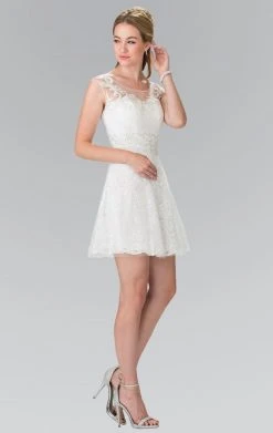 Cocktail Dresses Elizabeth K - GS1428 Beaded Illusion Sweetheart Tulle Dress 12 Cocktail Dresses Elizabeth K - GS1428 Beaded Illusion Sweetheart Tulle Dress