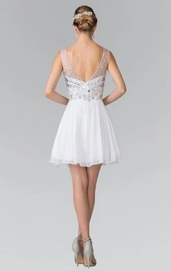 Elizabeth K - GS1467 Sleeveless V-Neck Cocktail Dress Cocktail Dresses 7 Elizabeth K - GS1467 Sleeveless V-Neck Cocktail Dress Cocktail Dresses